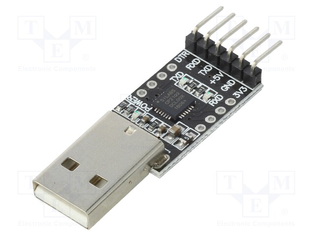 Module: converter; USB-UART; CP2102; USB