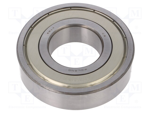 Bearing: ball; Øint: 45mm; Øout: 100mm; W: 25mm; bearing steel