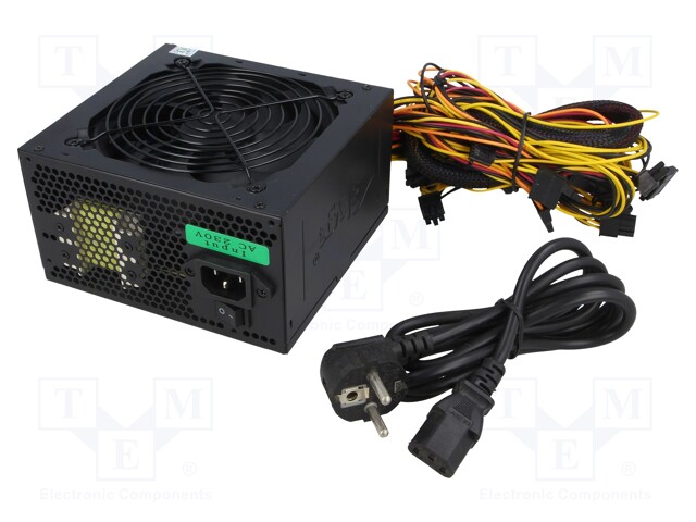 Power supply: computer; ATX; 500W