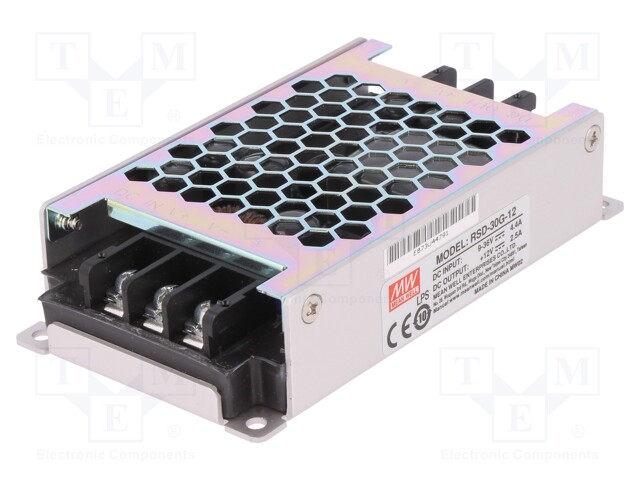 Converter: DC/DC; 30W; Uin: 9÷36V; Uout: 24VDC; Iout: 1.25A; 0.25kg