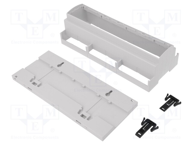 Enclosure: for DIN rail mounting; Y: 91mm; X: 213mm; Z: 53mm; ABS