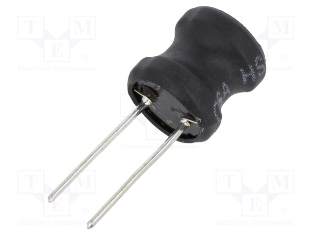 Inductor: wire; THT; 1.8mH; Ioper: 600mA; 2.6Ω; ±10%; Ø11.5x11.5mm