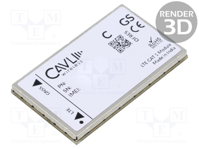 Module: LTE; Down: 50Mbps; Up: 150Mbps; mPCIe; 2G,GNSS,LTE CAT4