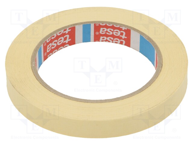 Tape: masking; W: 15mm; L: 50m; D: 130um; natural rubber; 10%