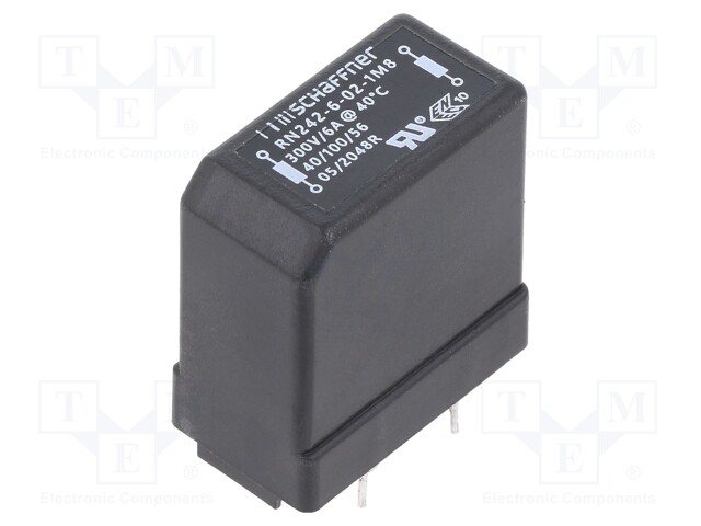 Inductor: wire with current compensation; THT; 1.8mH; 6A; 20mΩ