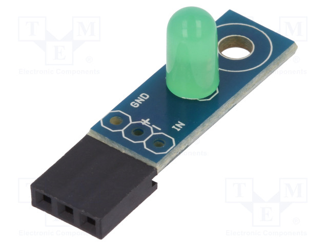 Module: LED; 5VDC; Colour: green; Application: ARDUINO; I/O: 3