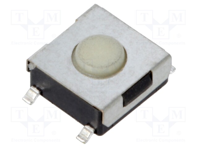 Microswitch TACT; SPST-NO; Pos: 2; 0.05A/12VDC; SMT; 1.57N; 3.1mm