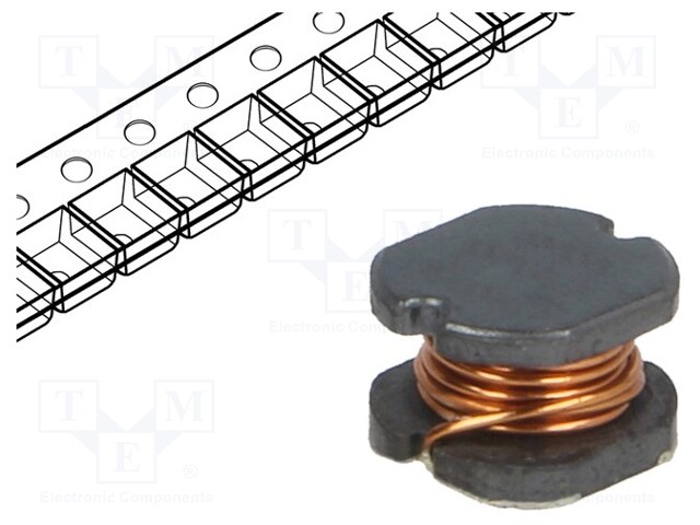 Inductor: wire; SMD; 0705; 18uH; 1.6A; 0.1Ω