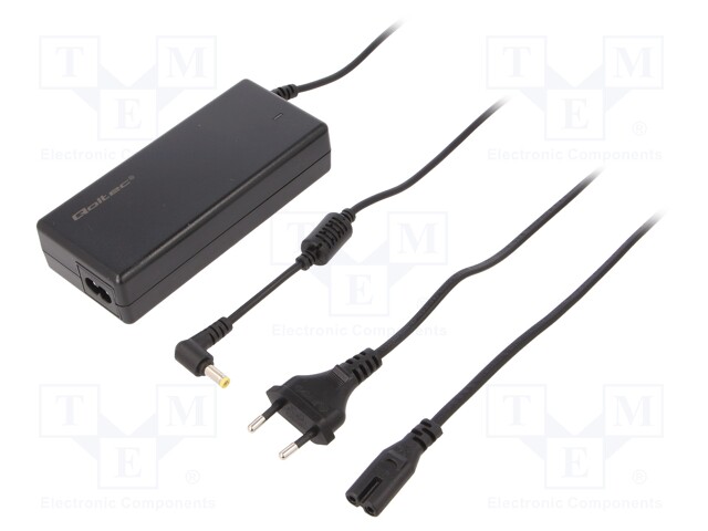 Power supply: switched-mode; 19VDC; 4.74A; Out: 5,5/2,5; 90W