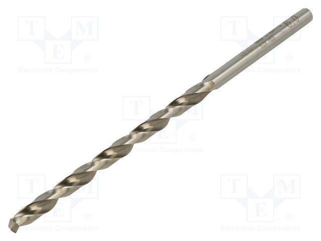 Drill bit; for metal; Ø: 6mm; L: 139mm; blister; HSS SUPER