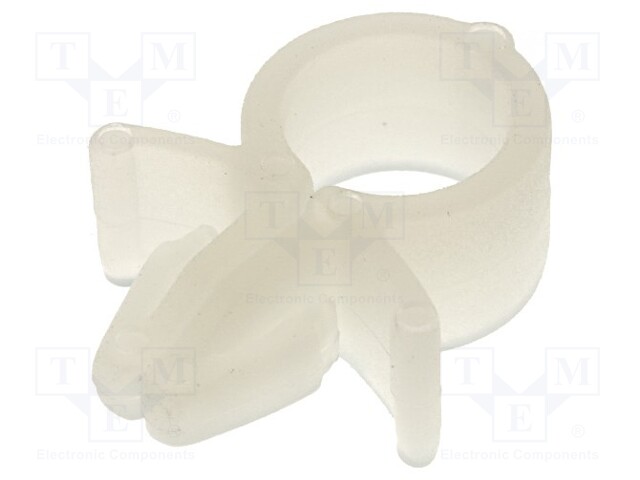 Snap handle; polyamide; natural; Mounting hole: Ø6.2mm