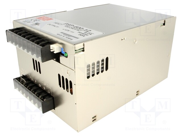 Power supply: switched-mode; modular; 600W; 12VDC; 170x120x93mm