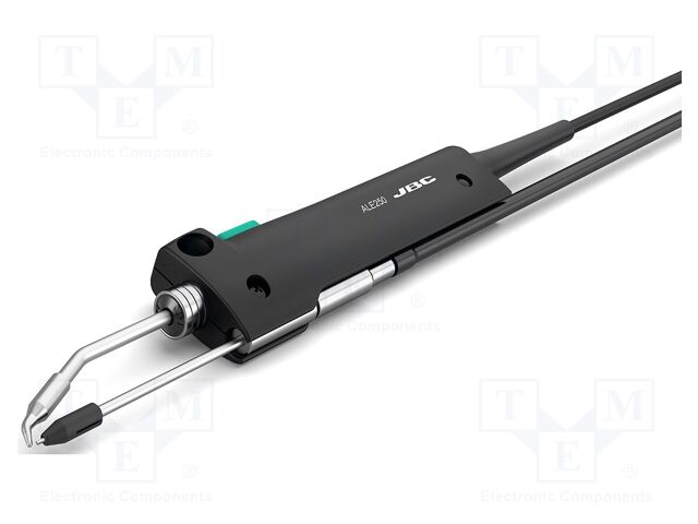 Soldering iron: heating element with solder feeder