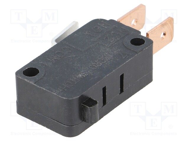 Microswitch SNAP ACTION; cam follower lever; SPDT; 25A/277VAC