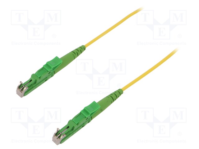 Fiber patch cord; both sides,E2A; 1m; Optical fiber: 9/125um