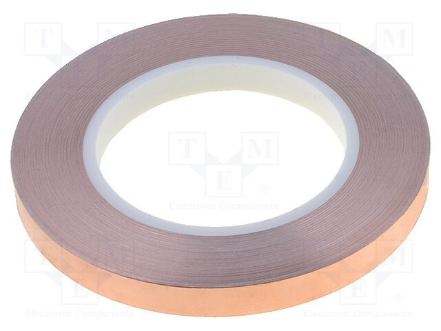 Tape: electrically conductive; W: 12mm; L: 33m; D: 0.08mm; acrylic