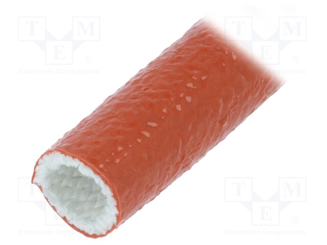 Conduit; ØBraid : 22mm; L: 15m; -55÷260°C; Øout: 28mm; Body: red