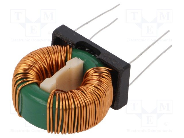 Inductor: wire; THT; 15mH; 4A; 70mΩ; 230VAC; 12.7x15mm; -20÷+50%