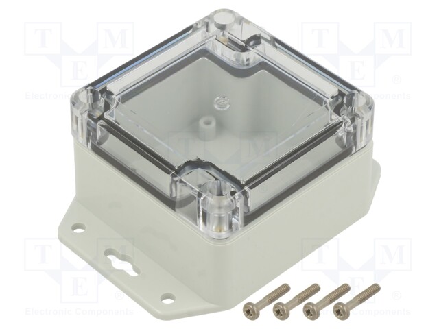 Enclosure: multipurpose; X: 75mm; Y: 75mm; Z: 45mm; ZP; polycarbonate