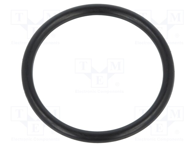 O-ring gasket; NBR; D: 2mm; Øint: 22mm; black; -30÷100°C