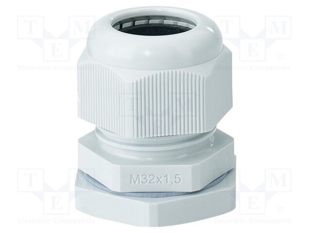 Cable gland; M32; 1.5; IP66,IP67; polyamide; light grey