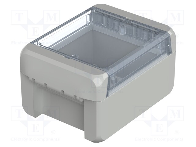 Enclosure: multipurpose; X: 80mm; Y: 113mm; Z: 60mm; BOCUBE; grey