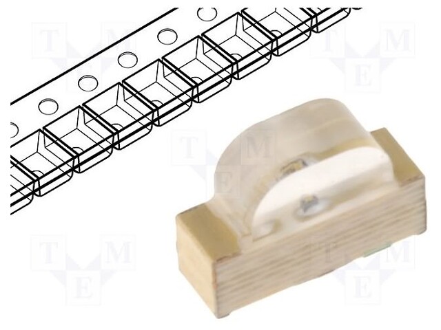 LED; SMD; 1104; blue; 36÷90mcd; 3x2x1mm; 120°; 3.3÷4V; 20mA; λd: 465nm