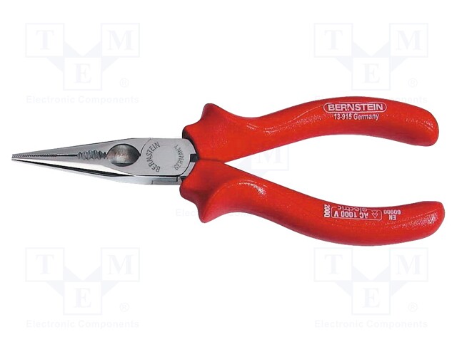 Pliers; insulated,universal,elongated; 160mm