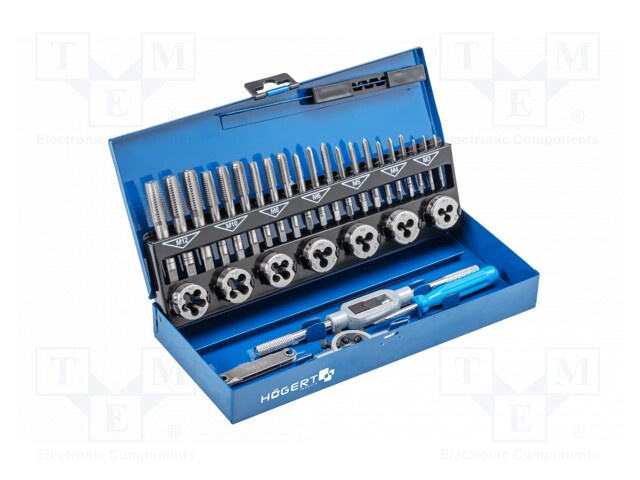 Kit: taps; Kind of holder: hand; Thread: M10,M12,M3,M4,M5,M6,M8