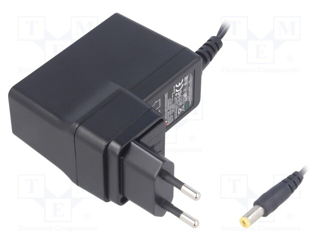 Power supply: switched-mode; 12VDC; 3.3A; Out: 5,5/2,1; 40W; 0÷40°C