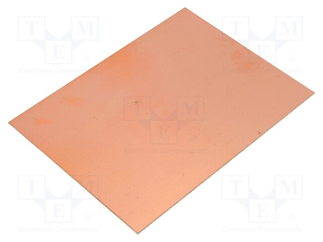 Laminate; FR4; 0.6mm; L: 100mm; W: 75mm; Coating: copper