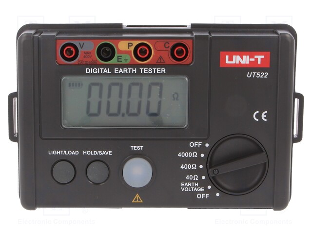 Earthing resistance meter; LCD,with a backlit