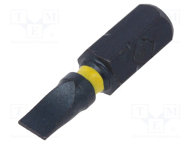 Screwdriver bit; slot; SL 4,5mm; Overall len: 25mm; Torsion