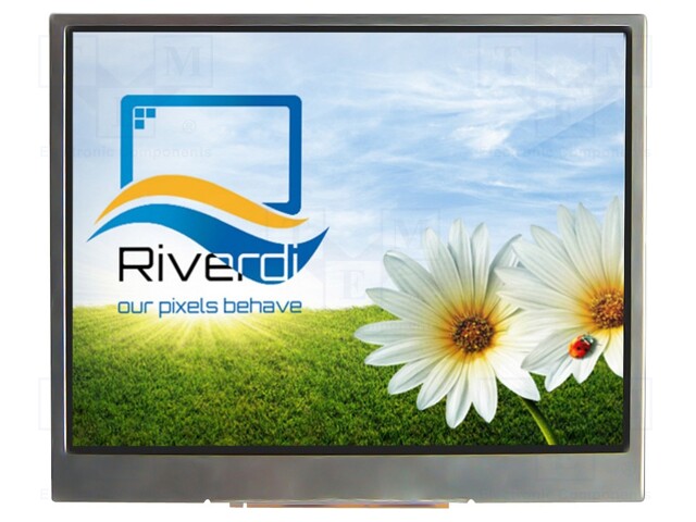 Display: TFT; 3.5"; 320x240; Illumin: LED; Dim: 76.9x63.9x6.55mm