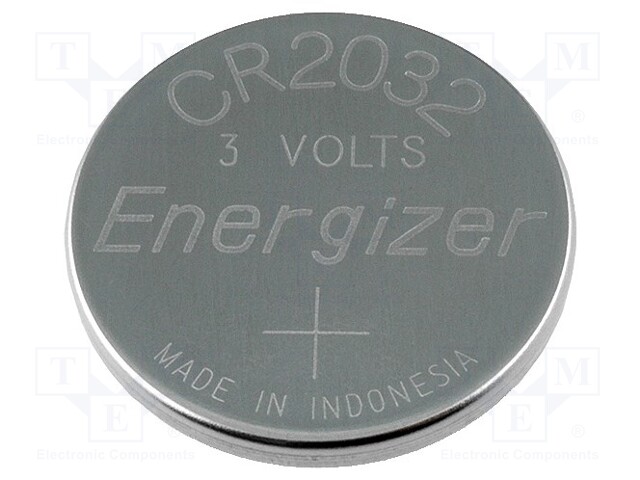 Battery: lithium; 3V; CR2032,coin; Ø20x3.2mm; 240mAh