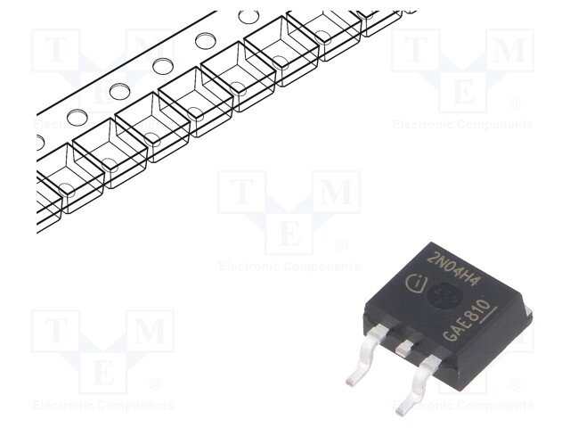 Transistor: N-MOSFET; unipolar; 40V; 80A; 300W; PG-TO263-3