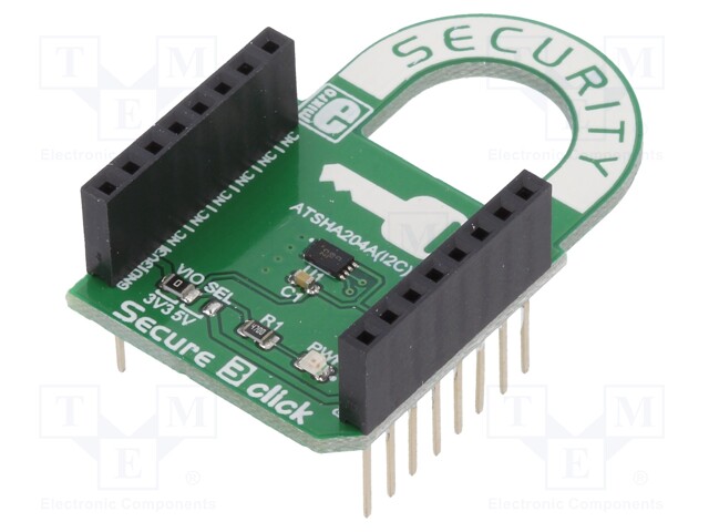 Click board; authentification; I2C; ATSHA204A; 3.3/5VDC