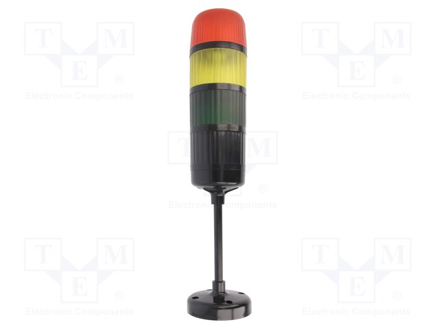 Signaller: signalling column; Colour: red/yellow/green; LED; IP54