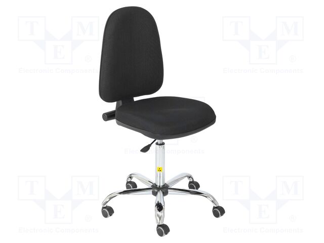 Chair; ESD; Seat dim: 460x430mm; Back dim: 440x510mm; 570÷750mm