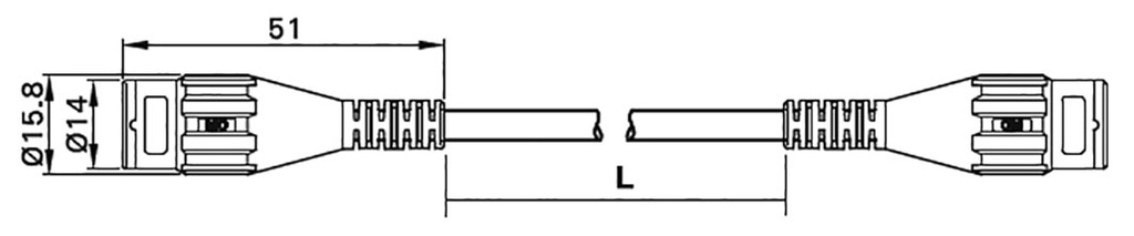 Test lead; 2x BNC male plug; Len: 0.5m; grey; Z: 45Ω; Mat: brass