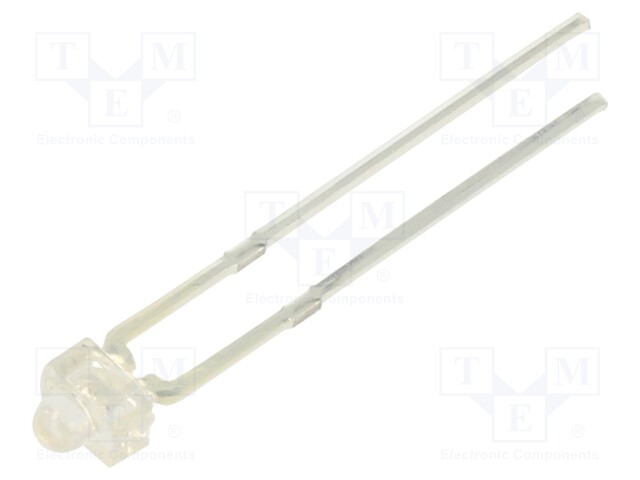 LED; 1.8mm; white,green; 2180÷3000mcd; 15°; Front: convex; 2.7÷3.2V