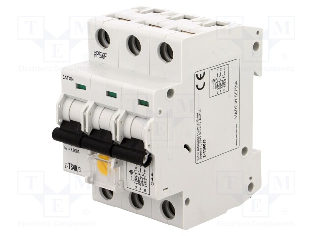 Tariff switch; Poles: 3; DIN; Inom: 40A; 400VAC; IP40; 1.5÷25mm2