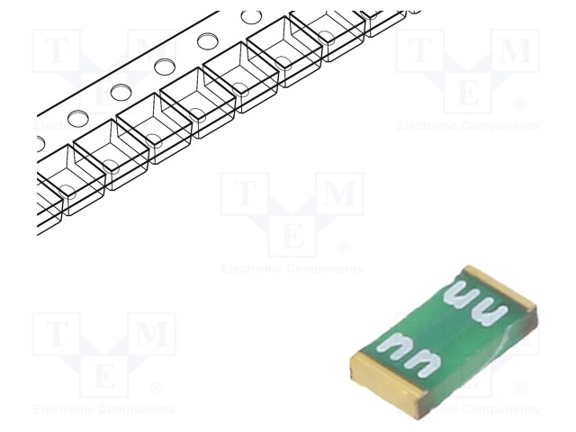 Fuse, Surface Mount, 8 A, UST 1206 Series, 32 VAC, 63 VDC, Slow Blow, 1206