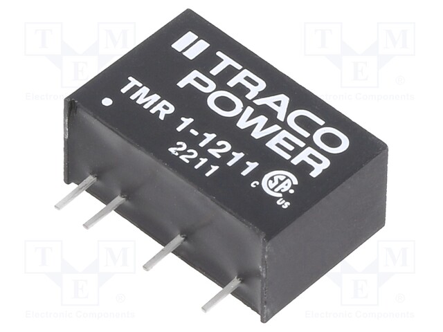 Converter: DC/DC; 1W; Uin: 9÷18V; Uout: 5VDC; Iout: 200mA; SIP6; 3.1g