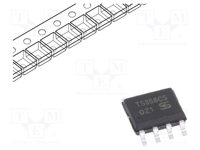 IC: operational amplifier; 1MHz; Ch: 2; SOP8; ±1.5÷16VDC,3÷32VDC