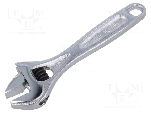 Wrench; adjustable; 155mm; Max jaw capacity: 20mm