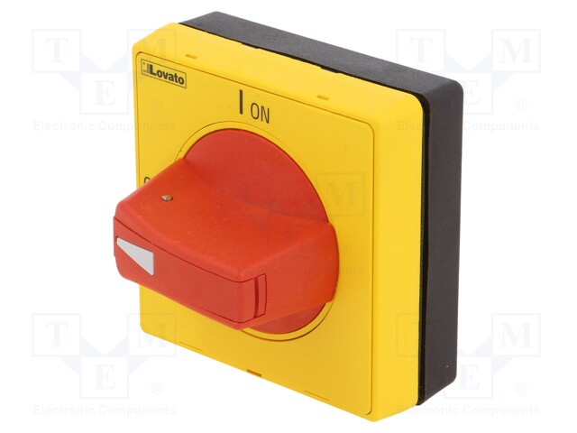 Knob; GA; Colour: red/yellow