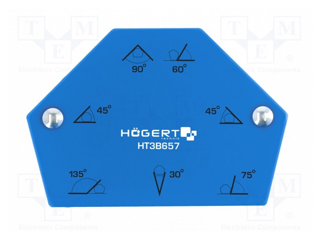 Weld holder; magnetic; 11.5kg; hexagonal