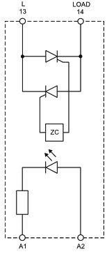 Relay: solid state; Ucntrl: 90÷280VAC; 50A; 21.6÷280VAC; -30÷80°C