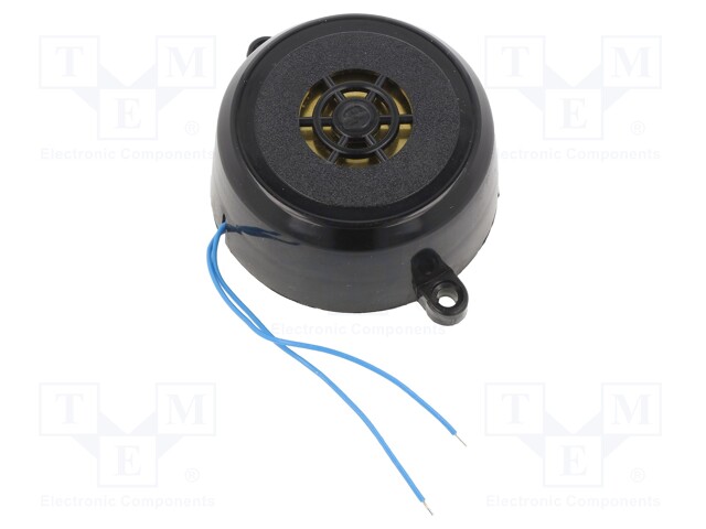 Sound transducer: piezo alarm; 3.5kHz; Sound level: 100dB; 45nF